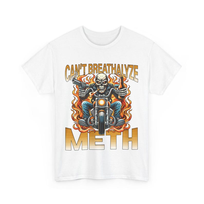 Edgy Motorcycle Graphic Tee Perfect for Bikers, Casual Wear, Gift for