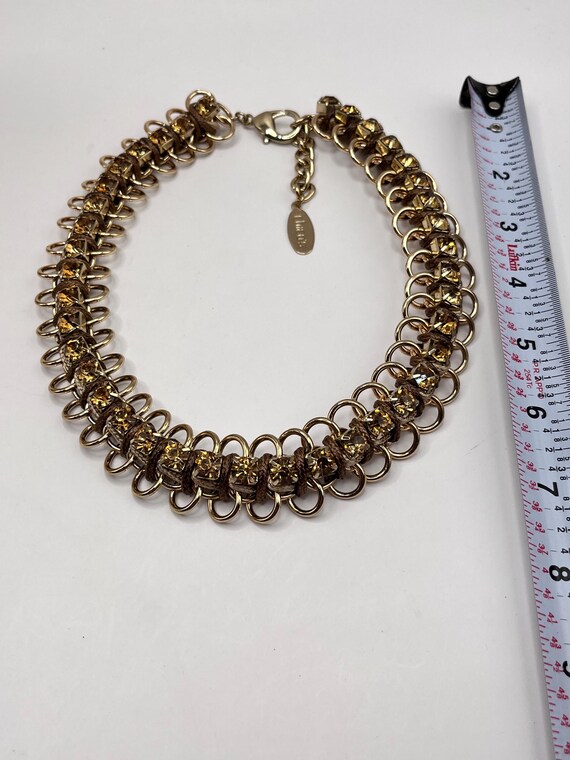 Vtg Chicos Amber Statement Piece - image 9