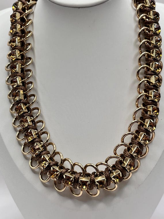 Vtg Chicos Amber Statement Piece - image 1