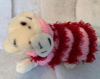 Hand knitted Dog Sweater size XS