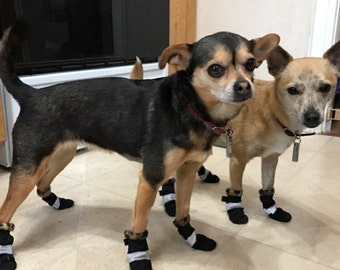 M Waterproof Dog Booties Lined with Fleece