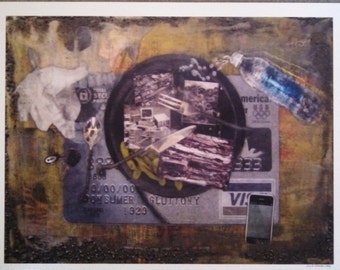 the 7 contemporary sins - Gluttony - giclee Print