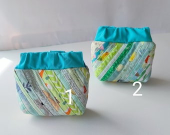 Portamonete verde zero spreco borsa patchwork borsa con telaio spremere