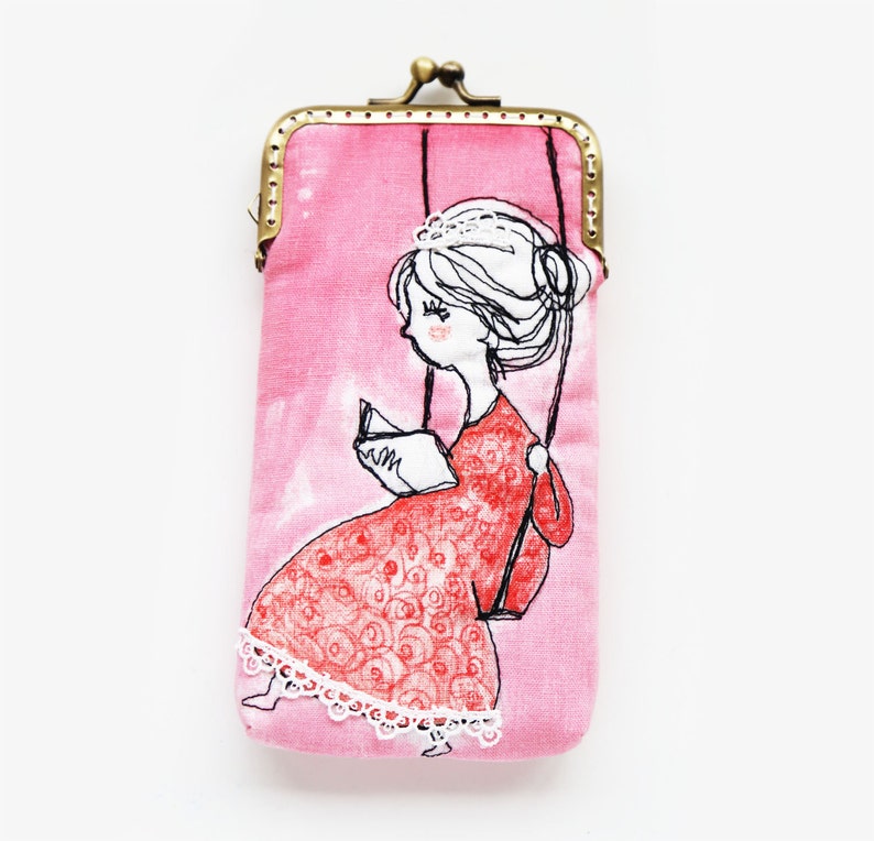 Iphone Case Iphone Sleeve / Glasses Case Reading Gril Free Etsy