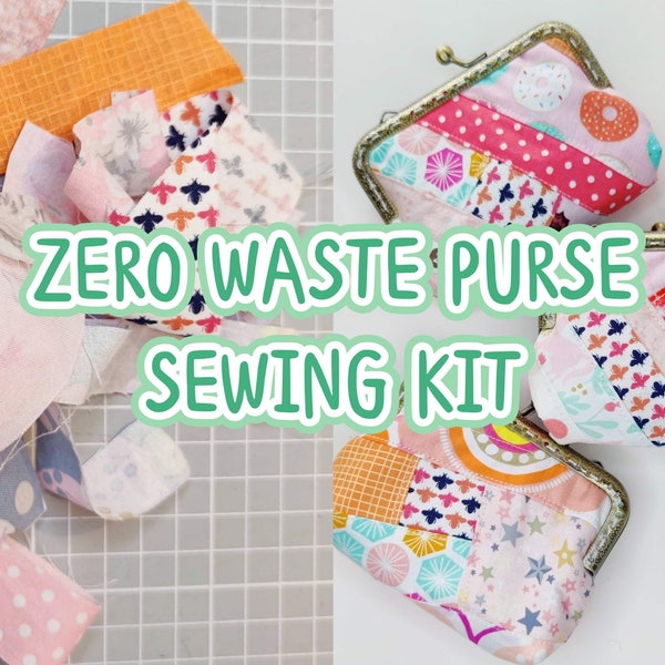 Zero Waste Card and Coin Purse sewing kit