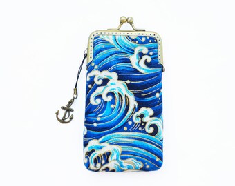 Waves Sailing Deep Blue Sea phone case gadget case / Glasses Case (iPhone 13 12 Pro/Pro Max/Mini, Samsung Galaxy S21/S21+ etc.)