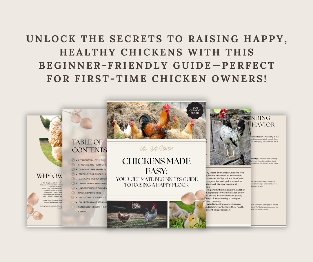 Chickens Made Easy: Ultimate Beginner's Guide to Raising Happy Flock ...
