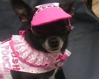 SUN VISOR / BASEBALL Hat / Cap - Many fabrics - 2 - 15 lb dogs- Made to order