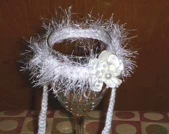NEW - Wedding bridal Headband for Pet - 2 to 20 lb dog or cat