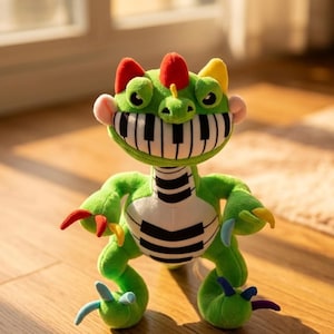 Peluche de dinosaurio pianista – Peluche de dinosaurio pianista, juguete suave y abrazable para niños