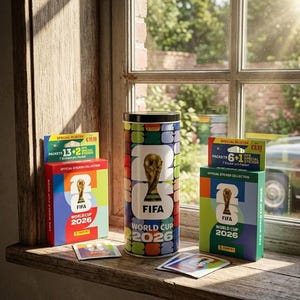 Pegatinas Panini de la Copa Mundial de la FIFA 2026 (Versión Internacional) Messi C Ronaldo Personaje Peripheral Star Colección Pegatinas Regalo