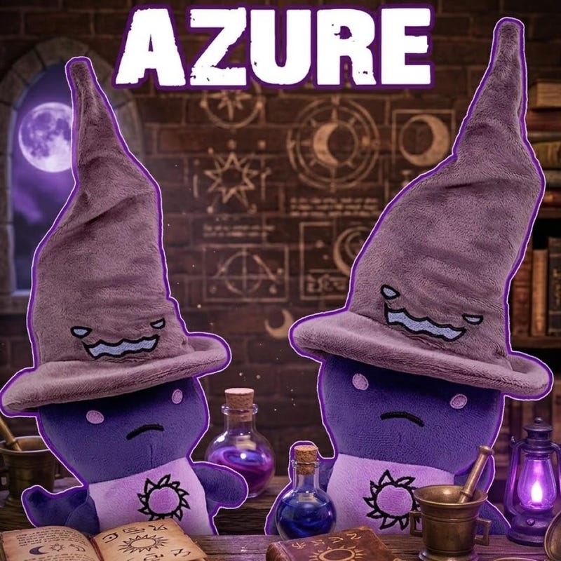 Forsaken Azure Plush Etsy