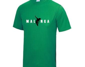 Lasith Malinga Icons Cool T-Shirt in Various Colours and Sizes Cricket Legend