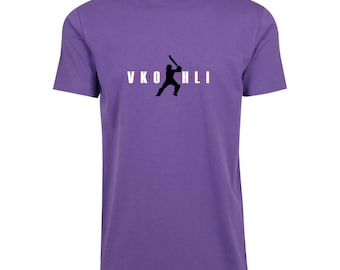 Virat Kohli Icons Cotton T-Shirt in Various Colours and Sizes Cricket Legend