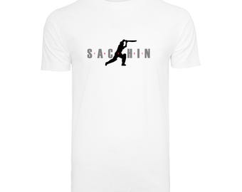 Sachin Tendulkar Icons Cotton T-Shirt in Various Colours and Sizes Cricket Legend