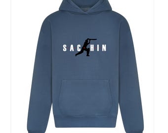 Sachin Tendulkar Icons Heavyweight Hoodie in Various Colours and Sizes Cricket Legend