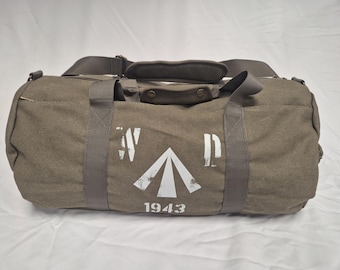 Vintage Military US Army OD Green Canvas Duffle Bag - Etsy