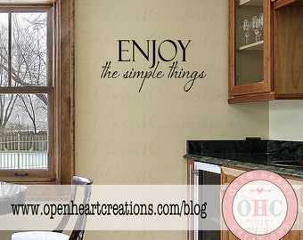 Poem wall decal | Etsy