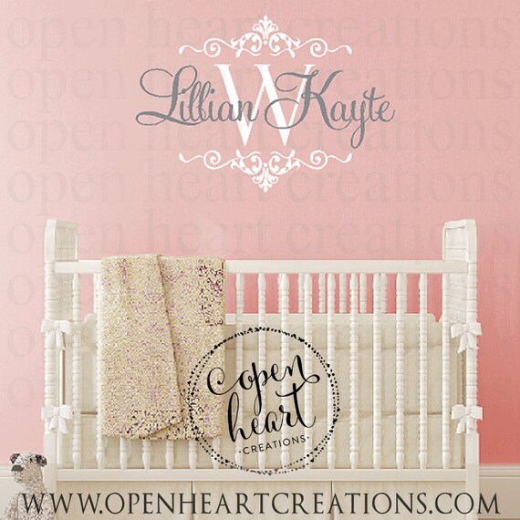 Nursery Wall Decal Girl or Boy Baby or Teen Personalized Etsy