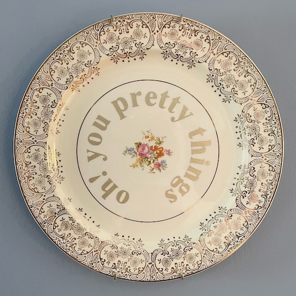 Oh! You Pretty Things Decorative Plate