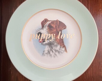 Puppy Love Decorative Plate