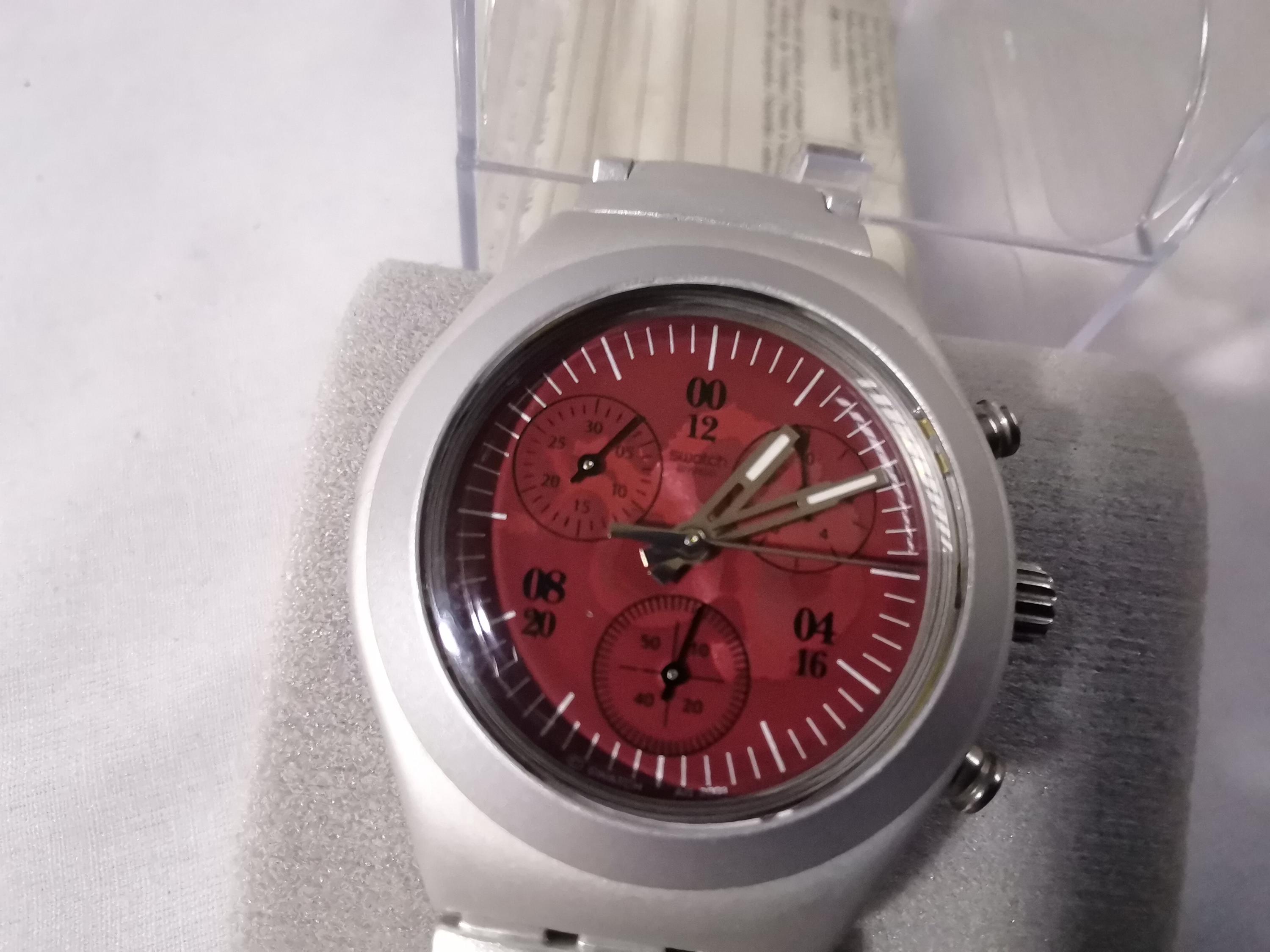 Vintage swatch wristwatchs, yms1006 1997 tomorrow never dies.