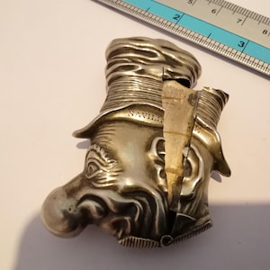Antique vesta match holder and striker1888 alley sloper.