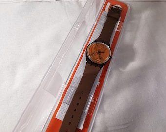Vintage swatch wristwatchs Gf103skin print 1992.