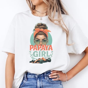 McLaren F1 Racing T-Shirt: Papaya Girl Motorsport Streetwear