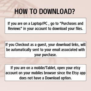 Peut inclure: Image avec le titre "COMMENT T&Eacute;L&Eacute;CHARGER ?" et des instructions pour t&eacute;l&eacute;charger les fichiers apr&egrave;s l'achat. Des instructions sont fournies pour les utilisateurs d'ordinateurs portables/PC, les paiements en tant qu'invit&eacute; et les utilisateurs de mobiles/tablettes.