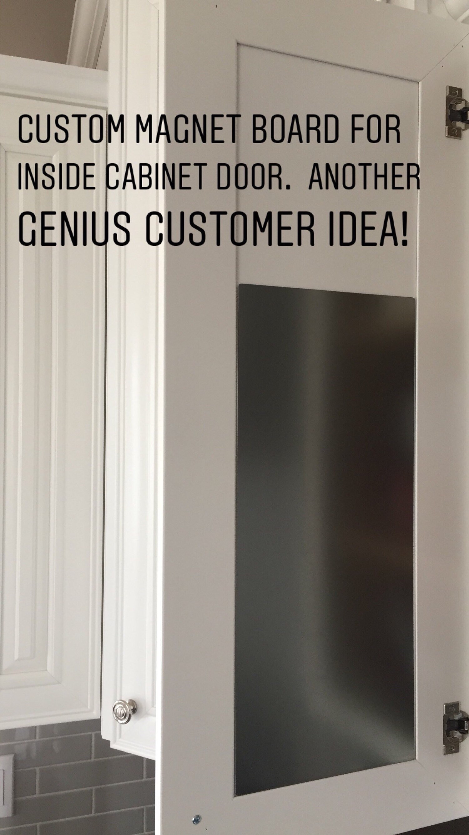 Magnetic Board Dry Erase Board Cabinet Door Kitchen Etsy