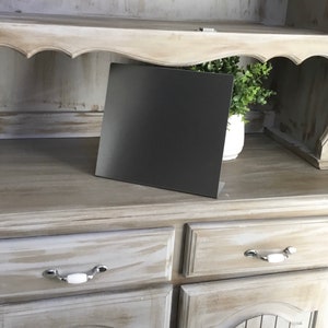Sleek Metal Magnet Board 11”x10” – Modern Desk Organizer for Home, Office, or Classroom | Minimalist Sign Display for Events & Retail