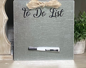 To Do List Magnet Board - Honey Do List - Message Board - Magnet Board - Dry Erase Board - Planner - Home Organizer - Farmhouse Kitchen