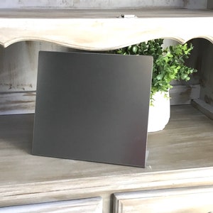 Magnetic Metal Board, 11&quot; x 11&quot;  for Magnets with Easel Stand for Tabletop, Memo Display for Home, Office, Classroom