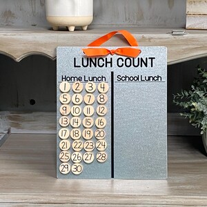 Magnetic Lunch Choice Board - Teacher Classroom Organizer with Magnets image 2