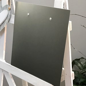 Magnet Board, 10&quot; x 10&quot; Dry Erase Board,  Includes FREE Ribbon, DIY Magnetic Board, Steel Board, Industrial Decor