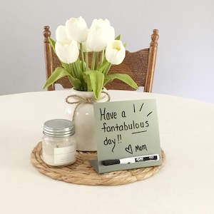 DIY Magnet Board - 6&quot; x 6&quot; - DIY Planner - Steel Magnet Board - Desktop - Easel Magnet Board - Dry Erase - Desk Accessory - Organization
