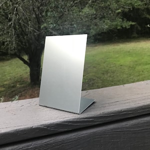 Steel Magnet Board - 5&quot; x 7&quot; - DIY Magnet Board - Freestanding Desktop - Easel Magnet Board - Dry Erase Board - Memo Board - Desk Accessory