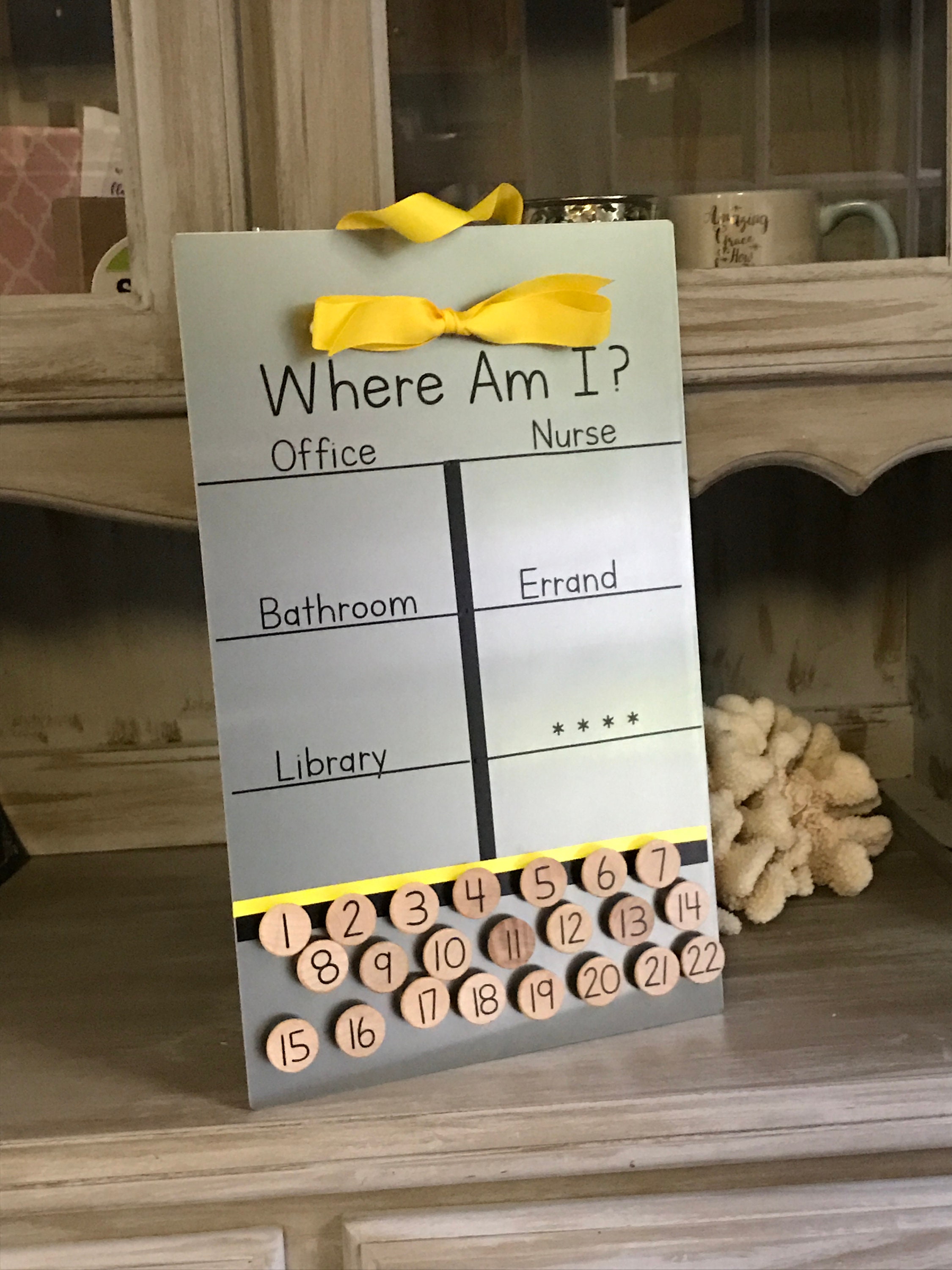 Where Is the Student Board Classroom Management Classroom