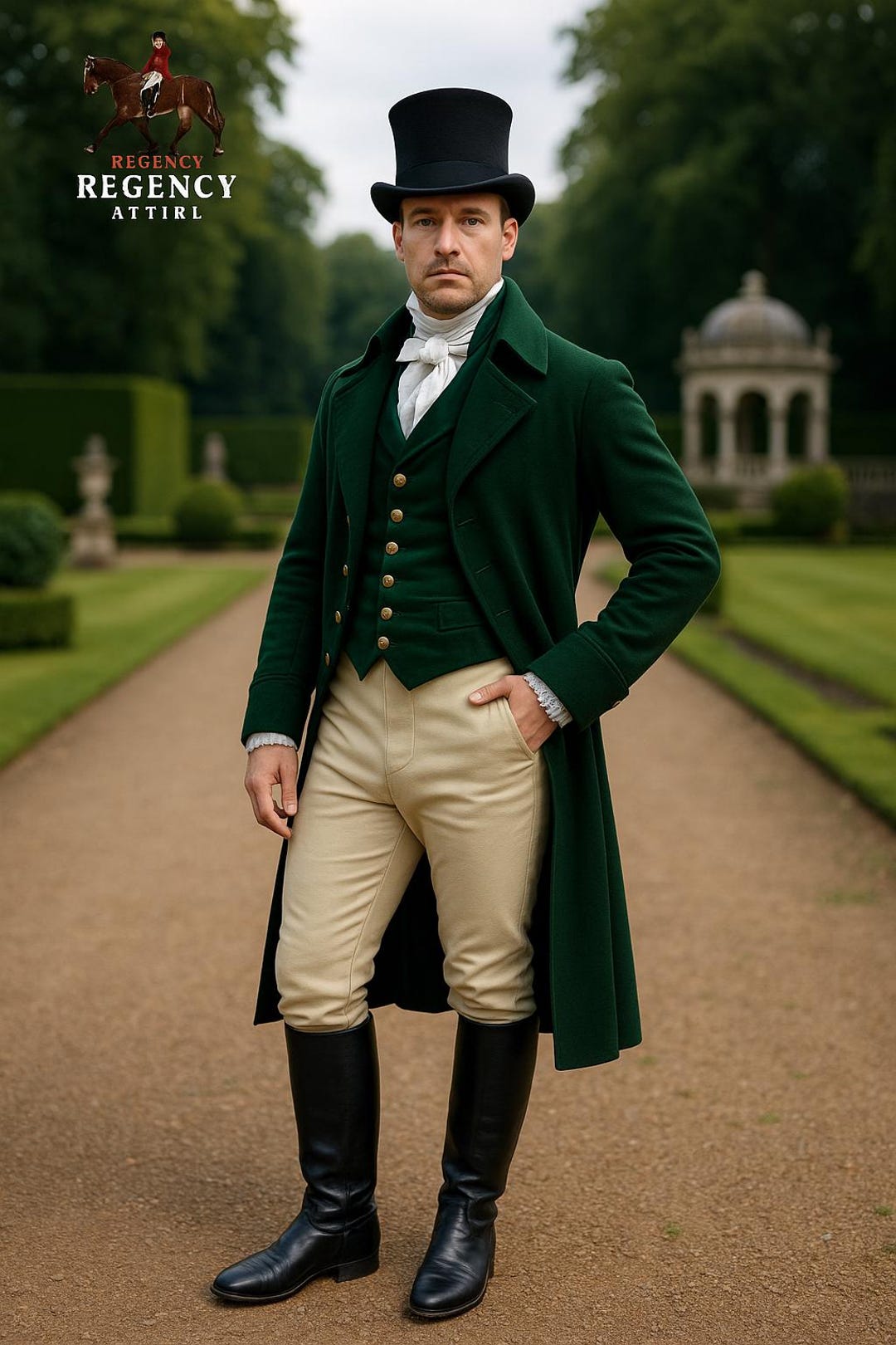Emerald Green Regency Tailcoat – Men's 19th Century Frock Coat - Etsy
