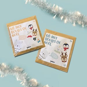 Kit de Bricolage Boule de Noël, Kit de Bricolage DIY Boule de Noël, Kit de Bricolage Noël, Kit de Bricolage DIY Boule de Noël