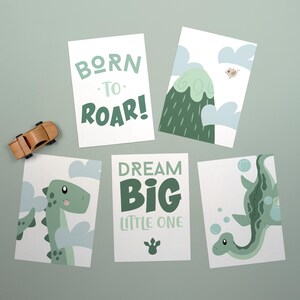 Cartes Dinosaure, Cartes de Vœux Ludiques pour Enfants, Cartes de Vœux Dinosaure, Cartes de Vœux Uniques, Cartes Dino pour Enfants