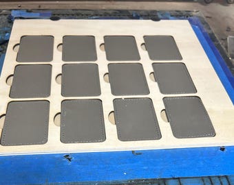 Leather Hat Patch Laser engraving Template