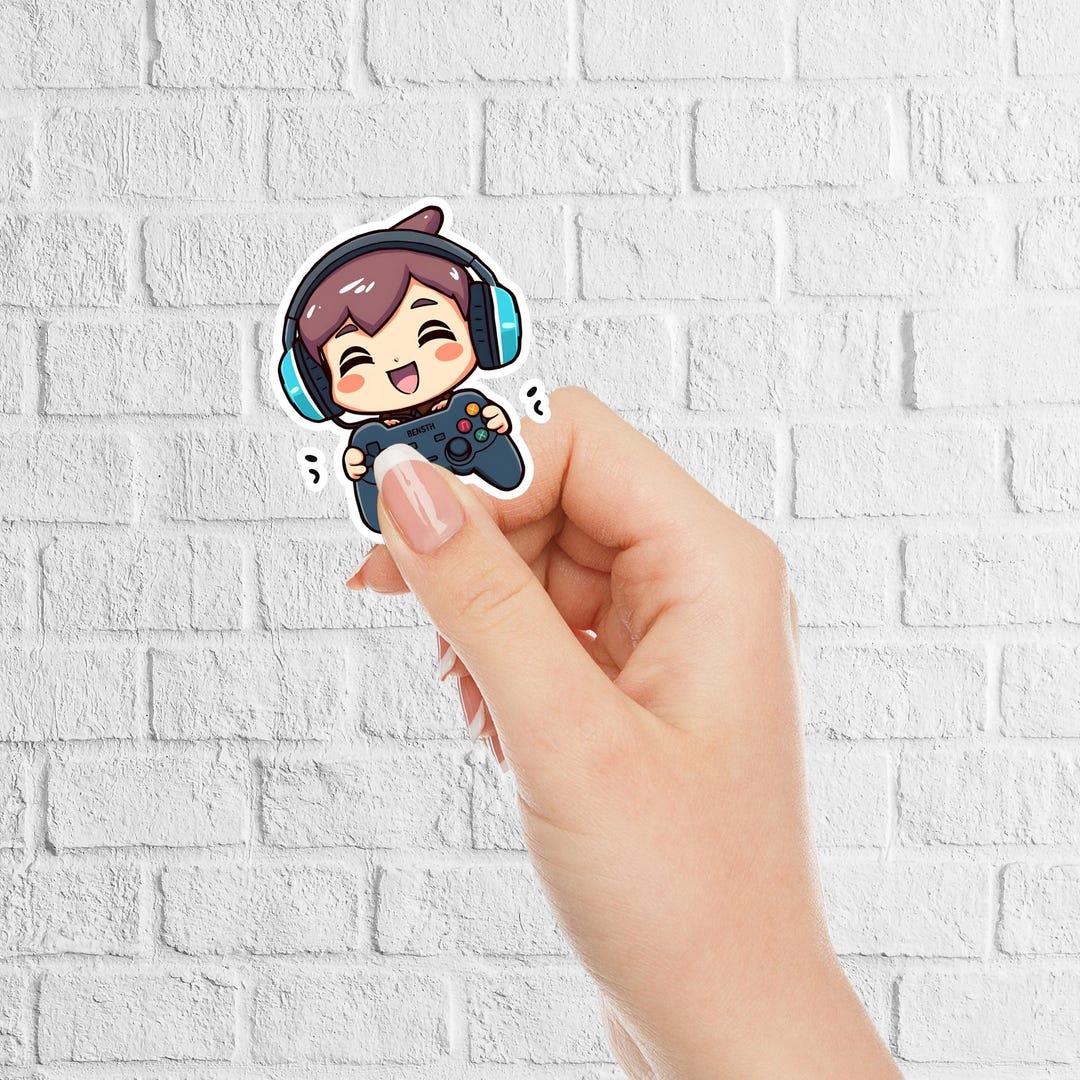 Chibi Gaming Controller Stickers: 15 Cute Ai-generated Kawaii Designs ...