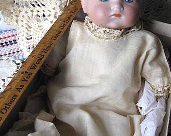 Doll Head Marked A.M 341//3 Germany Handmade New Porcelain Full Head