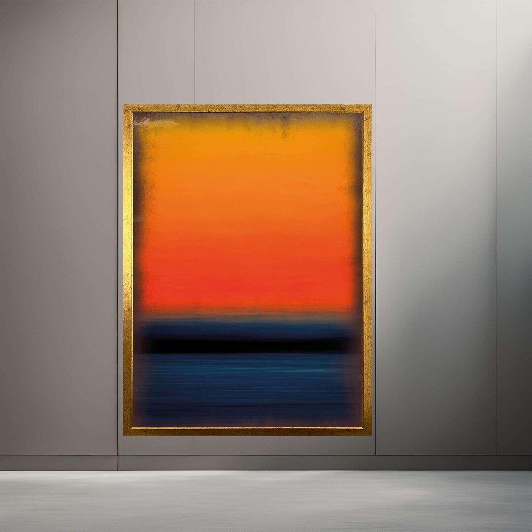 Marc Rothko Frames Mark Rothko Minimalist Modern Frame Canvas Wall Art Print - Etsy