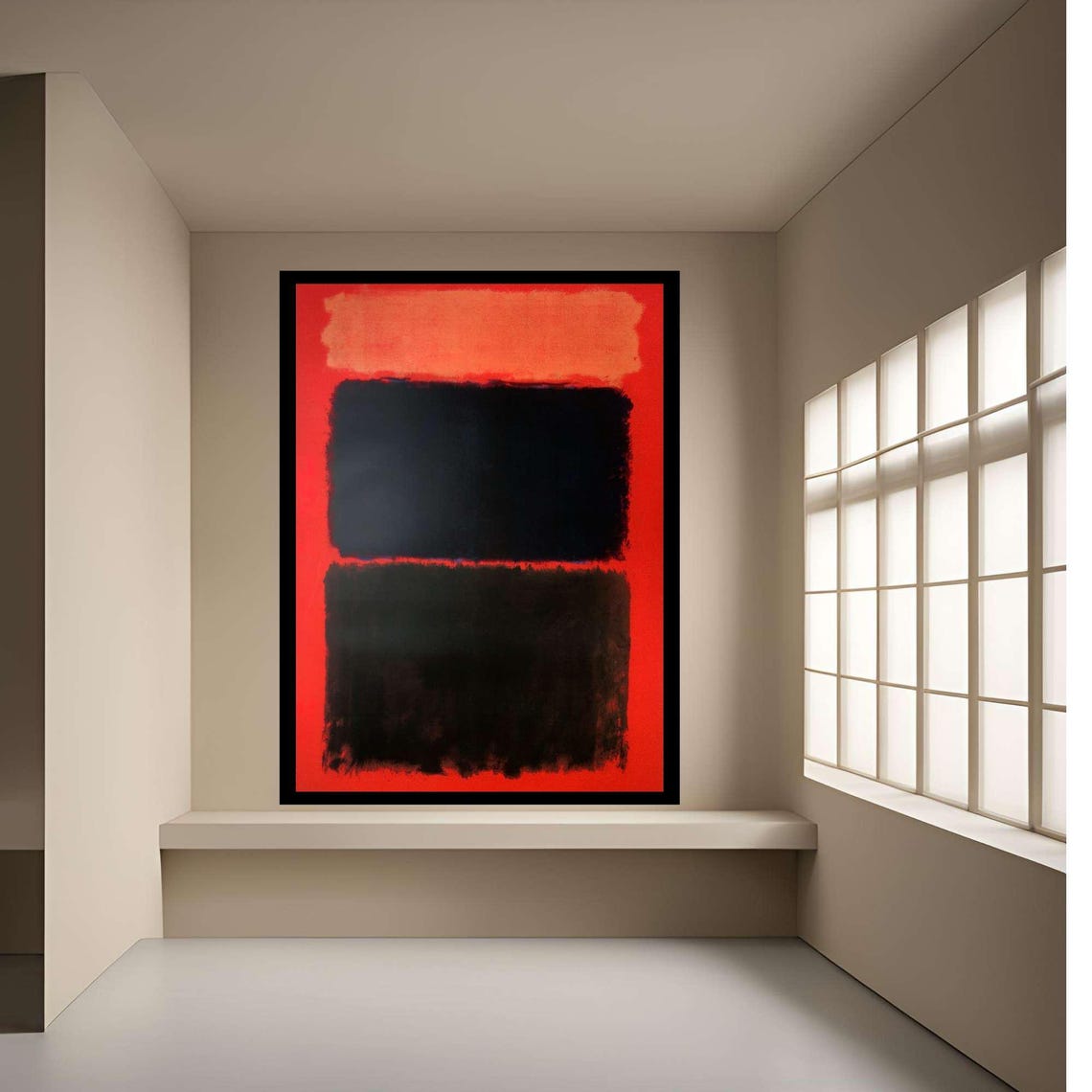 Marc Rothko Frames Mark Rothko Minimalist Modern Frame Canvas Wall Art Print - Etsy