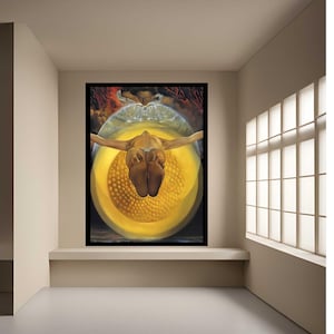 Salvador Dali - Canvas Wall Art Print, Salvador Dali Exhibition 1947 Home Decor Modern Frame Canvas Wall Art Print