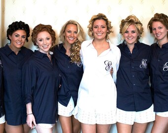 shirts for bridal party to get ready in
