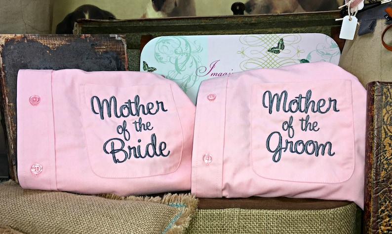 Mother of the Bride Shirt, Mother of the Groom Gift, Bridal Party Button Down Gifts, Monogram Shirt, Personalized Gift, Getting Ready Shirt 